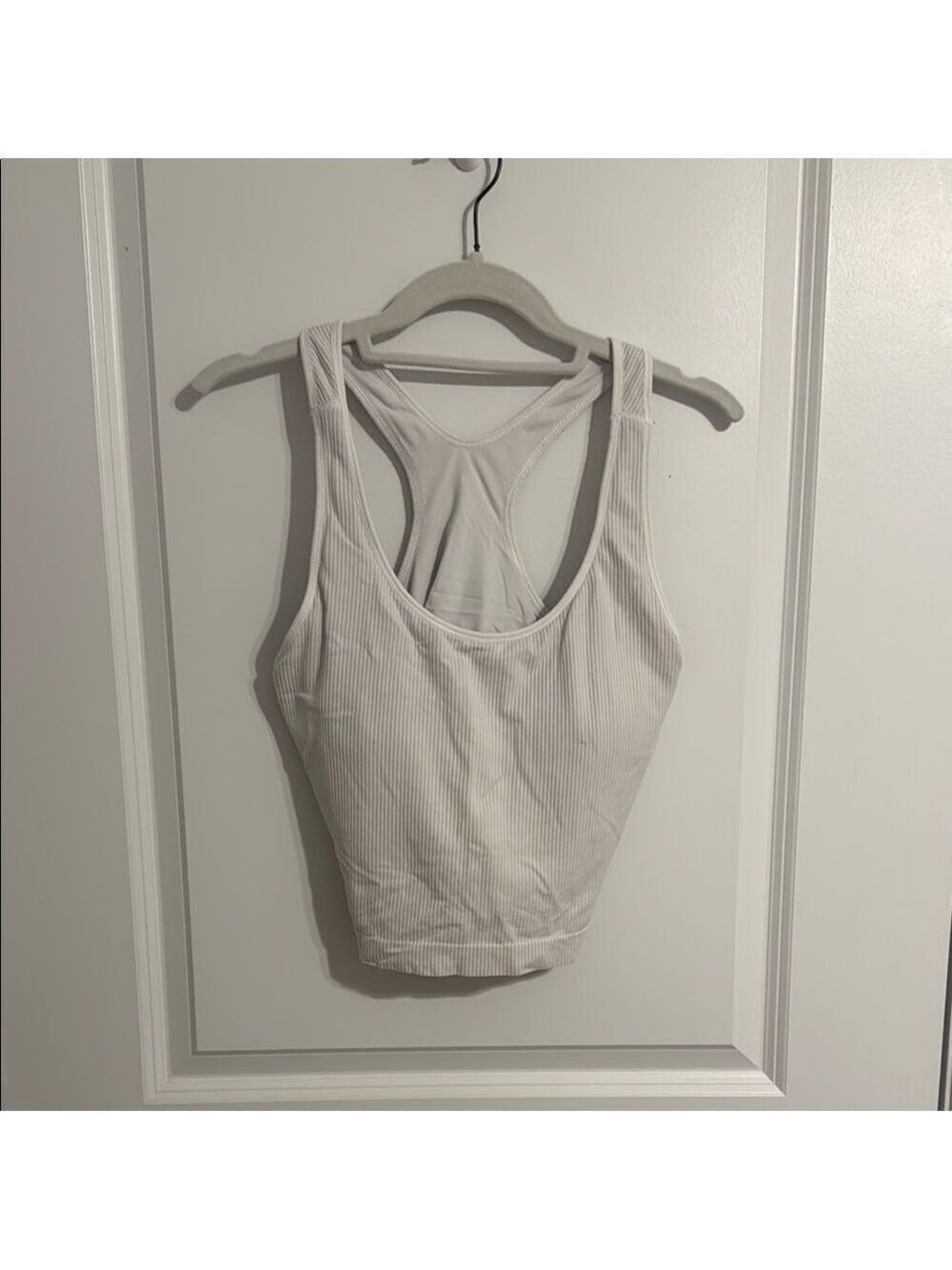 CALIA by Carrie Underwood Ribbed Racerback Crop Tank Top XL - Picture 2 of 3
